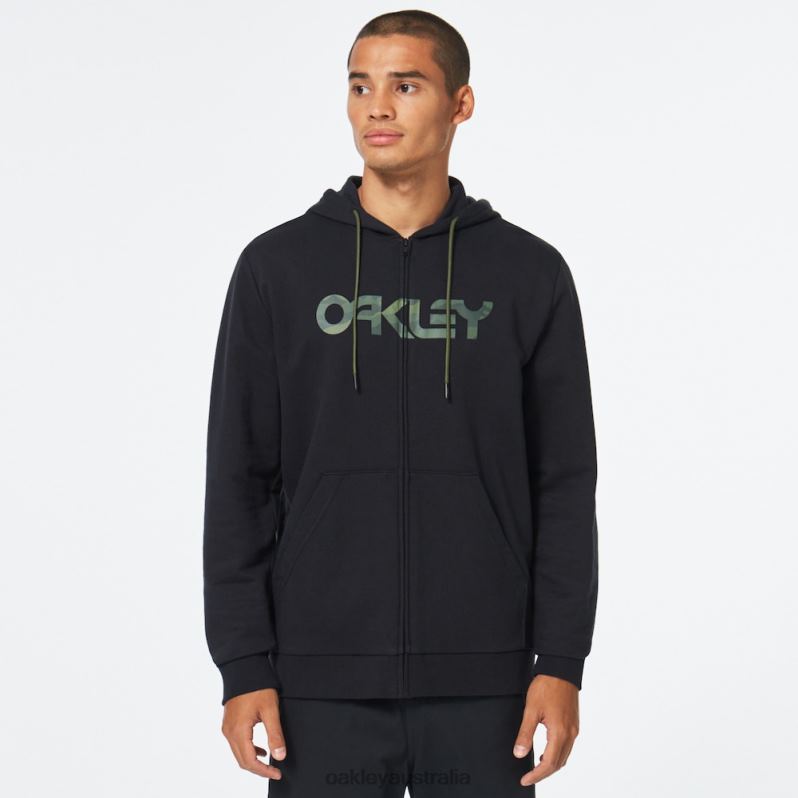 Teddy Full Zip Hoodie Black/Core Camo Oakley2ZJX2506