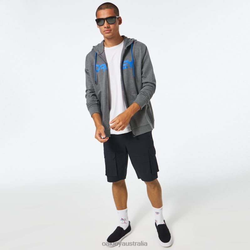 Teddy Full Zip Hoodie New Athletic Gray/Ozone Oakley2ZJX2505