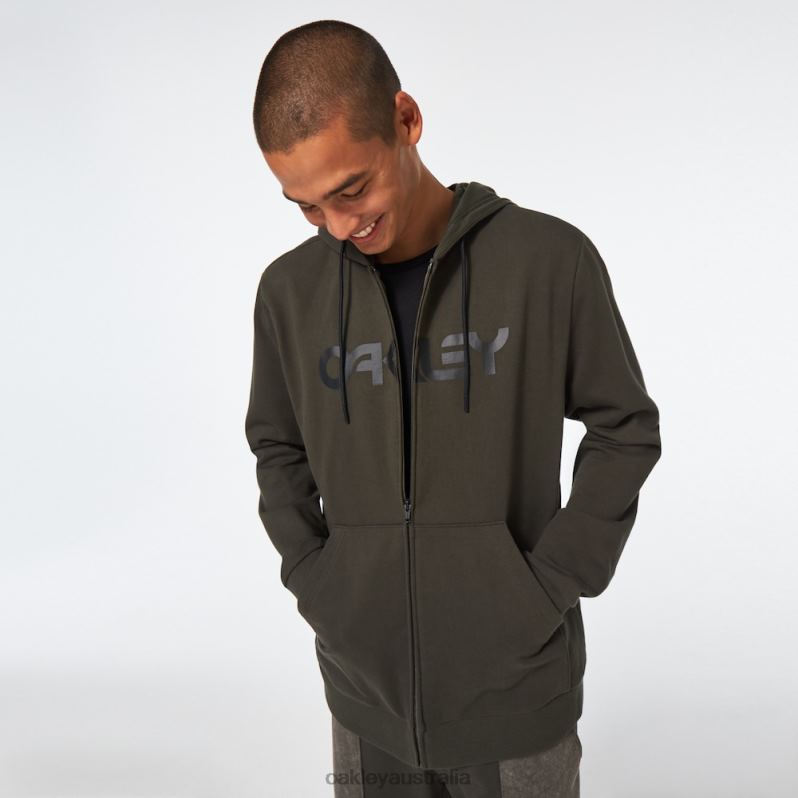 Teddy Full Zip Hoodie New Dark Brush/Black Oakley2ZJX2503