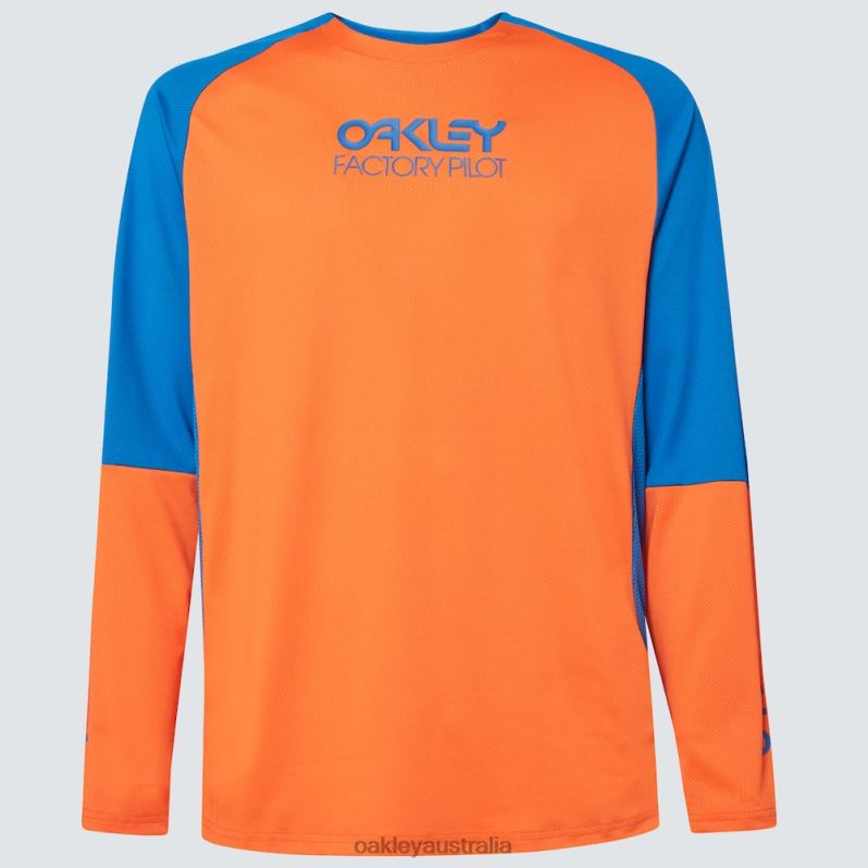 Factory Pilot Mtb LS Jersey Scarlet Ibis Oakley2ZJX2531