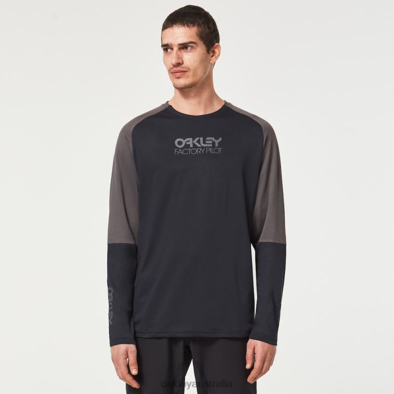 Factory Pilot Mtb Ls Jersey II Black/Forged Iron Oakley2ZJX2620