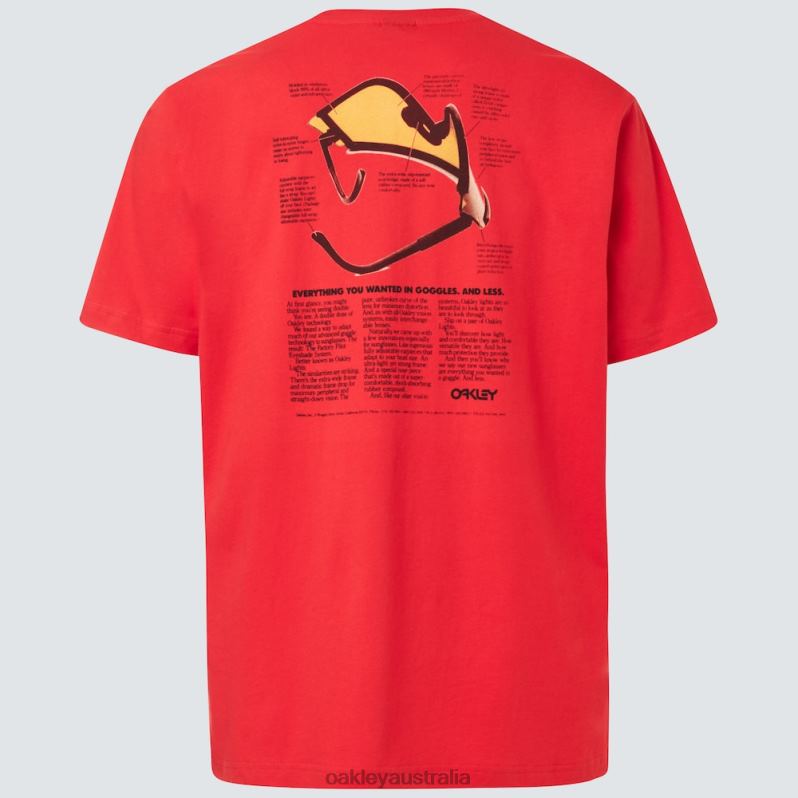 Heritage Eyeshade Tee Poppy Red Oakley2ZJX2417