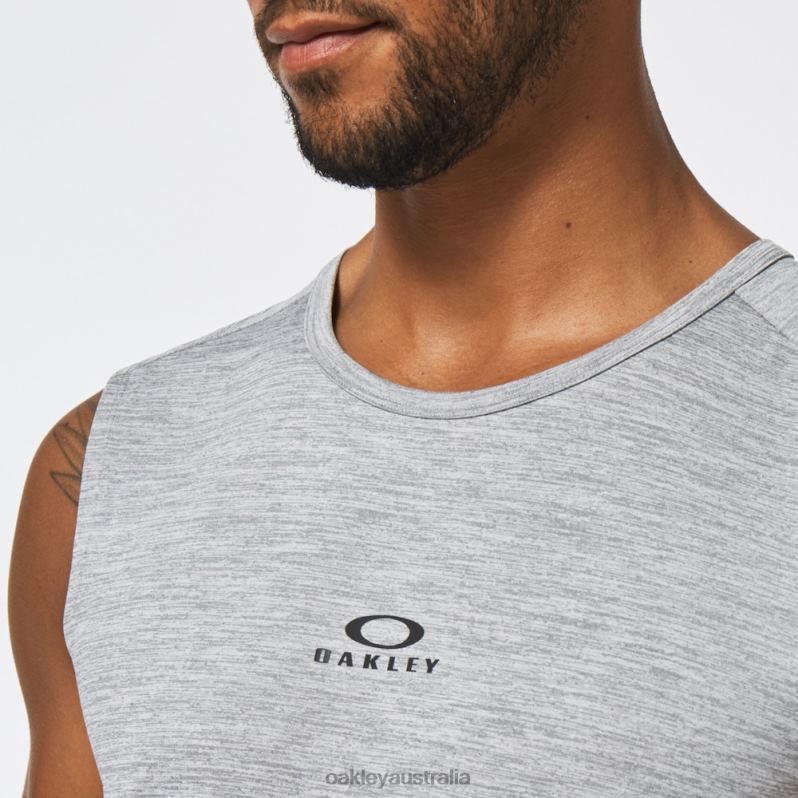O Fit Rc Sleeveless Tee New Granite Heather Oakley2ZJX2126