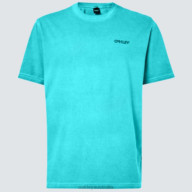 Overdyed B1B Logo Tee Green Lake Oakley2ZJX2479
