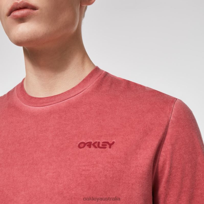 Overdyed B1B Logo Tee Iron Red Oakley2ZJX2481