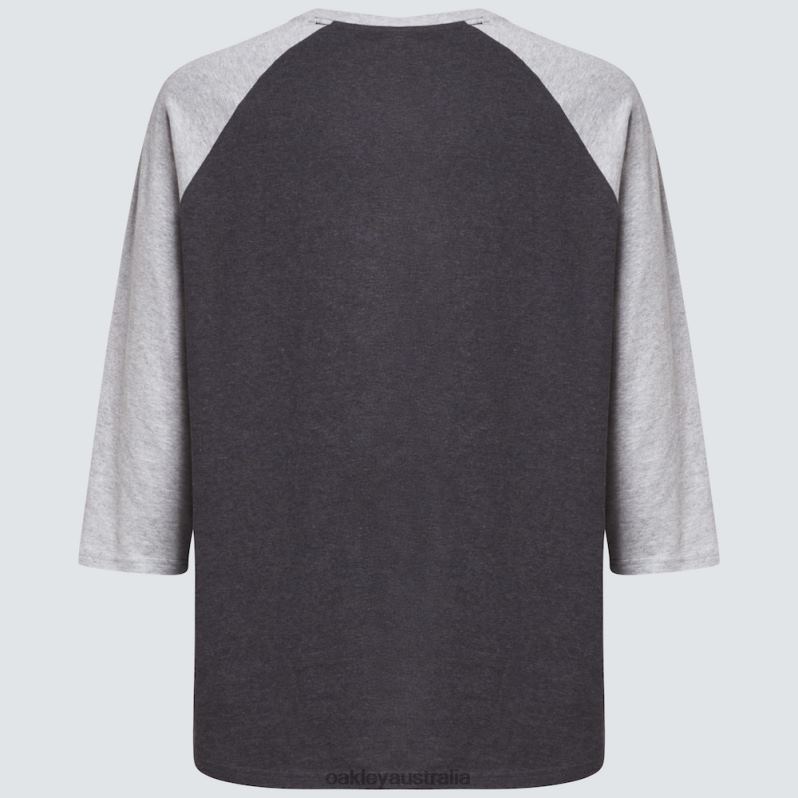 Relax Raglan 3/4 Tee Double Gray Heather Oakley2ZJX2470