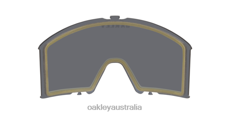 Target Line L Replacement Lens Dark Grey Lenses Oakley2ZJX1693
