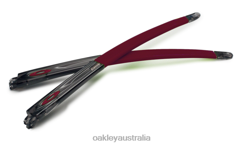 Crosslink Pitch Accessory Temples Grey Smoke/Cardinal Red Oakley2ZJX2007
