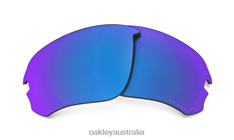 Flak Draft (Low Bridge Fit) Replacement Lens Sapphire Iridium Polarized Lenses Oakley2ZJX1959