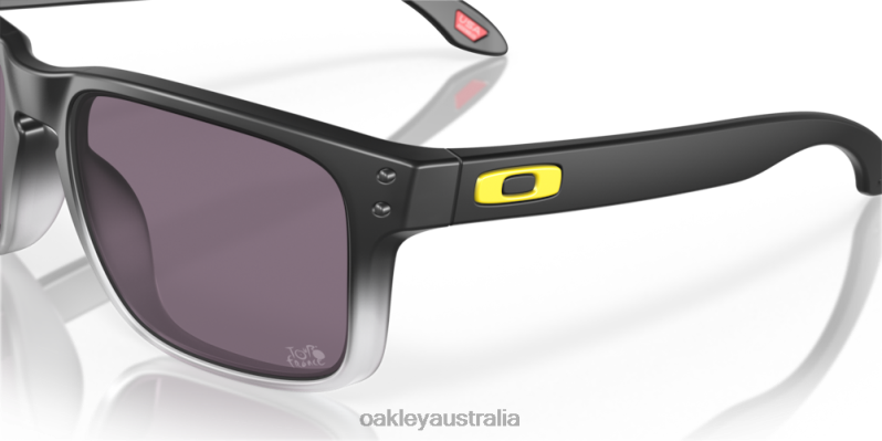 2022 Tour De France Holbrook Prizm Grey Lenses, Matte Black Fade Frame Oakley2ZJX653