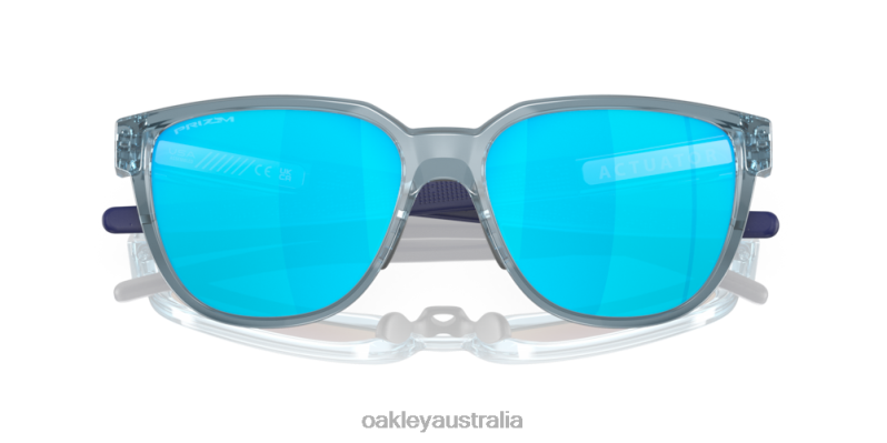 Actuator (Low Bridge Fit) Prizm Sapphire Lenses, Transparent Stonewash Frame Oakley2ZJX842