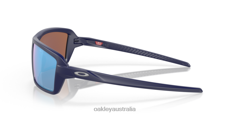 Cables Prizm Deep Water Polarized Lenses, Matte Navy Frame Oakley2ZJX673