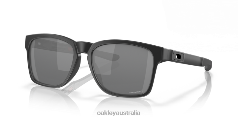 Catalyst (Low Bridge Fit) Black Iridium Polarized Lenses, Matte Black Frame Oakley2ZJX878 - Click Image to Close