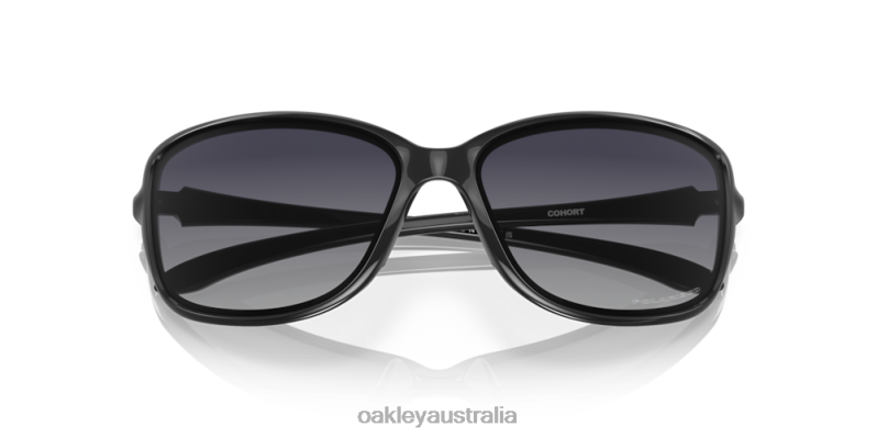 Cohort Grey Gradient Polarized Lenses, Polished Black Frame Oakley2ZJX457