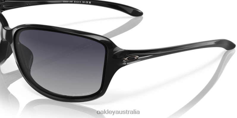 Cohort Grey Gradient Polarized Lenses, Polished Black Frame Oakley2ZJX457