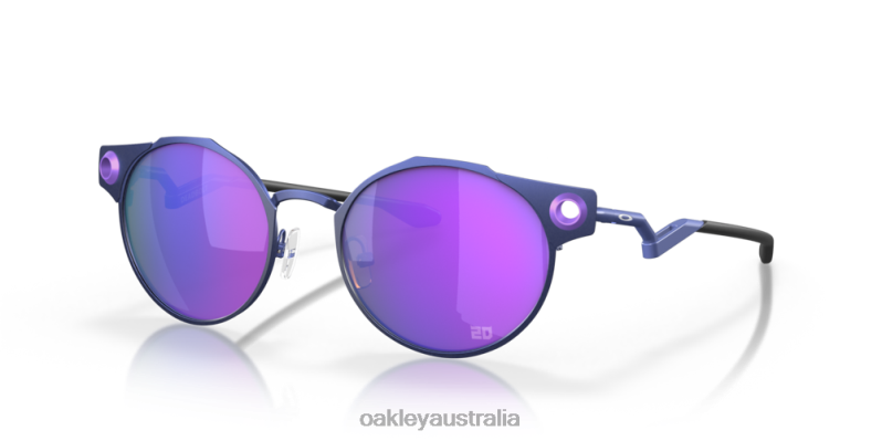 Deadbolt Fabio Quartararo Collection Prizm Violet Lenses, Matte Navy Frame Oakley2ZJX546