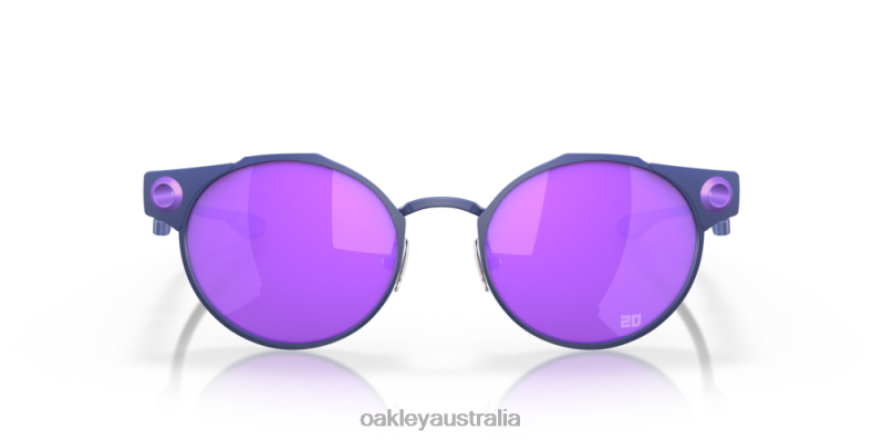 Deadbolt Fabio Quartararo Collection Prizm Violet Lenses, Matte Navy Frame Oakley2ZJX546