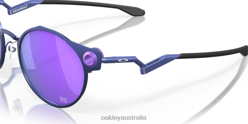 Deadbolt Fabio Quartararo Collection Prizm Violet Lenses, Matte Navy Frame Oakley2ZJX546