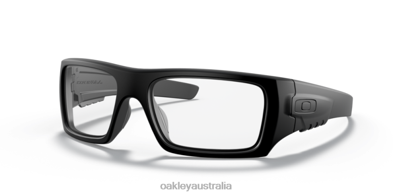 Det Cord PPE Clear Lenses, Matte Black Frame Oakley2ZJX844 - Click Image to Close