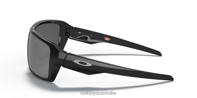 Double Edge Prizm Black Polarized Lenses, Polished Black Frame Oakley2ZJX504