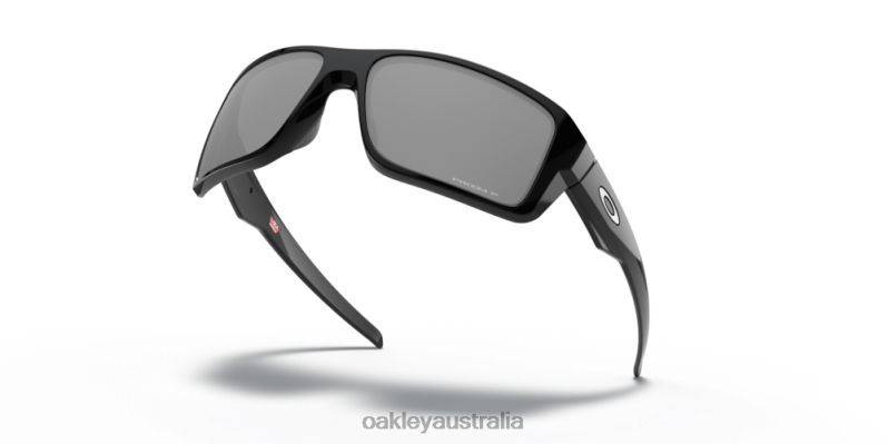 Double Edge Prizm Black Polarized Lenses, Polished Black Frame Oakley2ZJX504