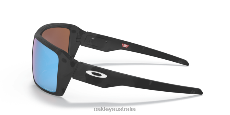 Double Edge Prizm Deep Water Polarized Lenses, Matte Black Camo Frame Oakley2ZJX505