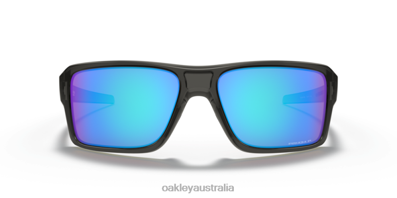Double Edge Prizm Sapphire Polarized Lenses, Grey Smoke Frame Oakley2ZJX503