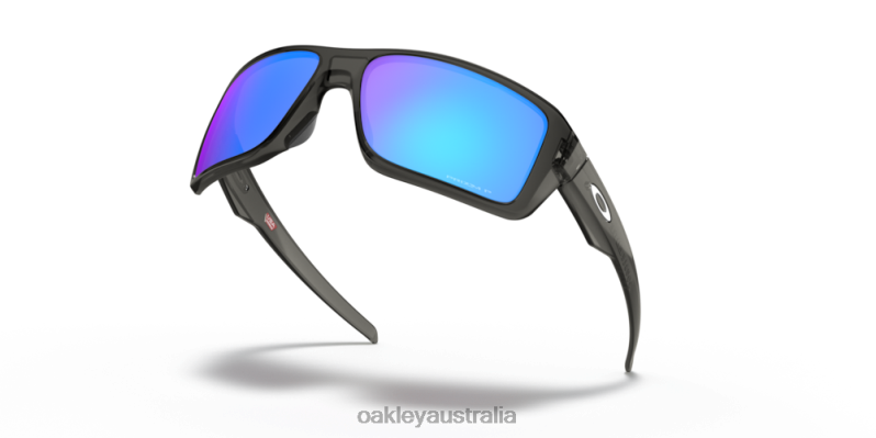 Double Edge Prizm Sapphire Polarized Lenses, Grey Smoke Frame Oakley2ZJX503