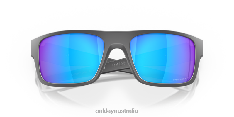Drop Point Prizm Sapphire Polarized Lenses, Matte Dark Grey Frame Oakley2ZJX500