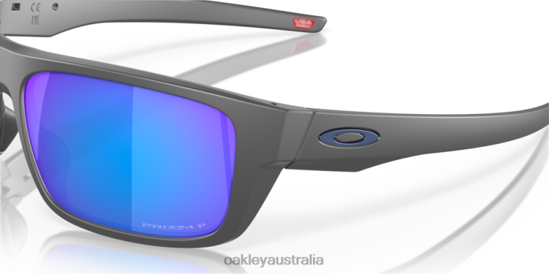 Drop Point Prizm Sapphire Polarized Lenses, Matte Dark Grey Frame Oakley2ZJX500