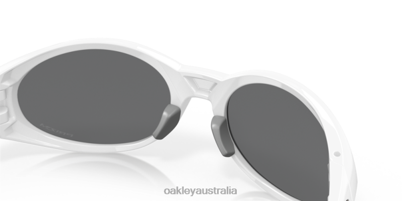 Eye Jacket Redux Prizm Black Lenses, Polished White Frame Oakley2ZJX952
