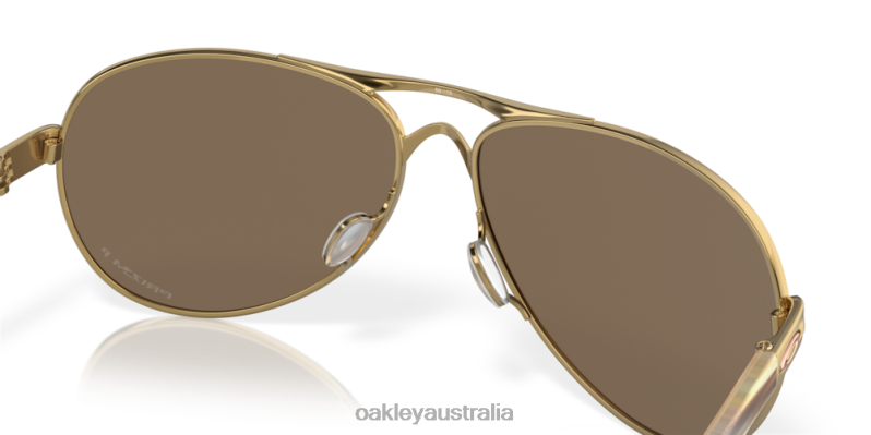 Feedback Prizm Rose Gold Polarized Lenses, Polished Gold Frame Oakley2ZJX483