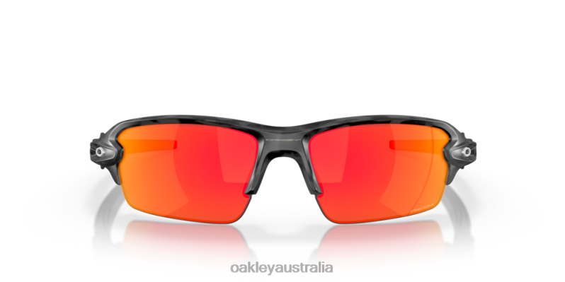 Flak 2.0 (Low Bridge Fit) Black Camo Collection Prizm Ruby Lenses, Black Camo Frame Oakley2ZJX869