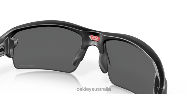 Flak 2.0 (Low Bridge Fit) Prizm Black Lenses, Matte Black Frame Oakley2ZJX866