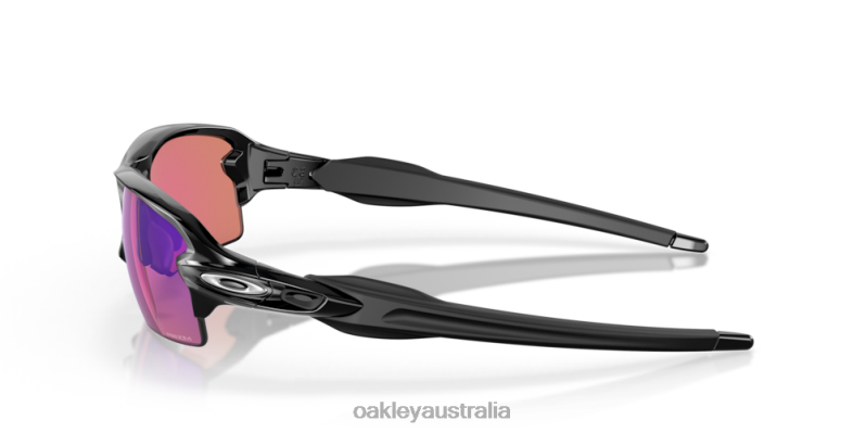 Flak 2.0 (Low Bridge Fit) Prizm Golf Lenses, Polished Black Frame Oakley2ZJX863