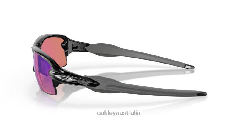 Flak 2.0 (Low Bridge Fit) Prizm Golf Lenses, Polished Black Ink Frame Oakley2ZJX861