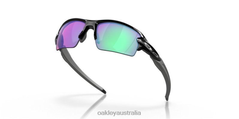 Flak 2.0 (Low Bridge Fit) Prizm Golf Lenses, Polished Black Ink Frame Oakley2ZJX861