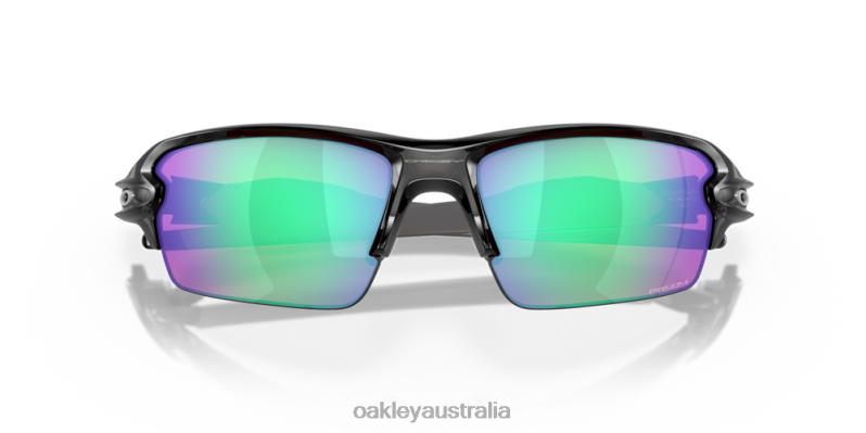 Flak 2.0 (Low Bridge Fit) Prizm Golf Lenses, Polished Black Ink Frame Oakley2ZJX861