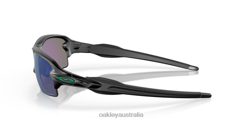 Flak 2.0 (Low Bridge Fit) Prizm Jade Polarized Lenses, Matte Black Frame Oakley2ZJX867