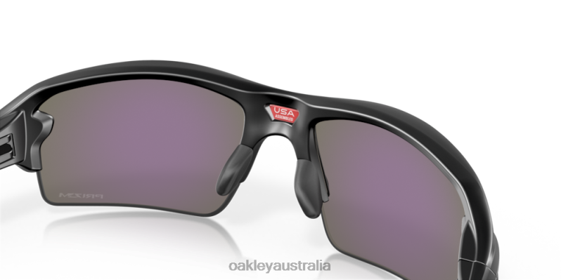 Flak 2.0 (Low Bridge Fit) Prizm Jade Polarized Lenses, Matte Black Frame Oakley2ZJX867