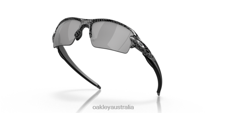 Flak 2.0 (Low Bridge Fit) Slate Iridium Lenses, Carbon Fiber Frame Oakley2ZJX862