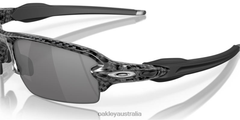 Flak 2.0 (Low Bridge Fit) Slate Iridium Lenses, Carbon Fiber Frame Oakley2ZJX862
