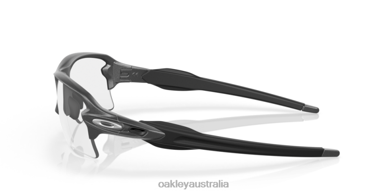 Flak 2.0 XL Clear To Black Iridium Photochromic Lenses, Steel Frame Oakley2ZJX128