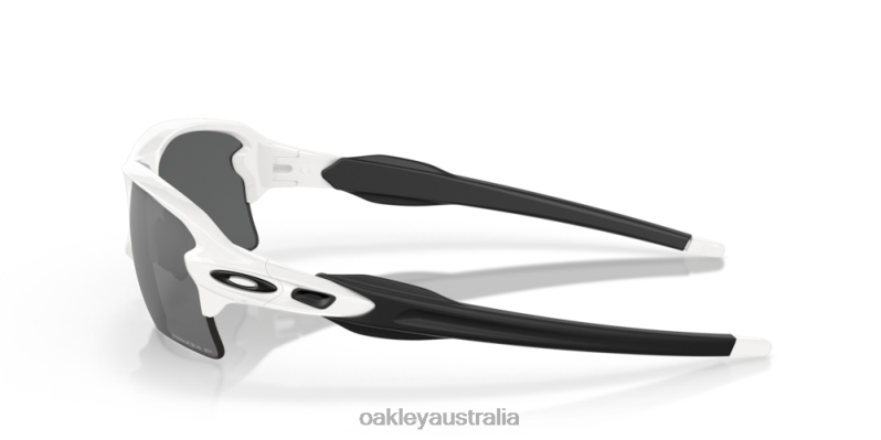 Flak 2.0 XL Prizm Black Polarized Lenses, Polished White Frame Oakley2ZJX132
