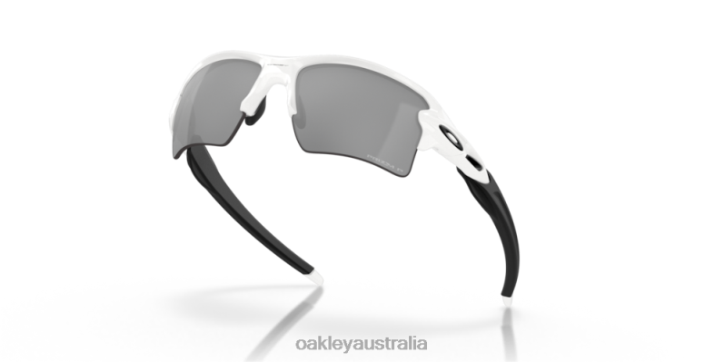 Flak 2.0 XL Prizm Black Polarized Lenses, Polished White Frame Oakley2ZJX132