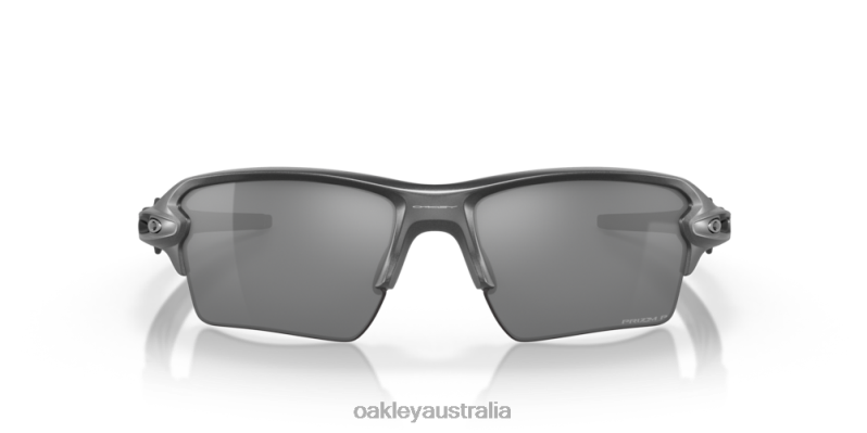 Flak 2.0 XL Prizm Black Polarized Lenses, Steel Frame Oakley2ZJX144