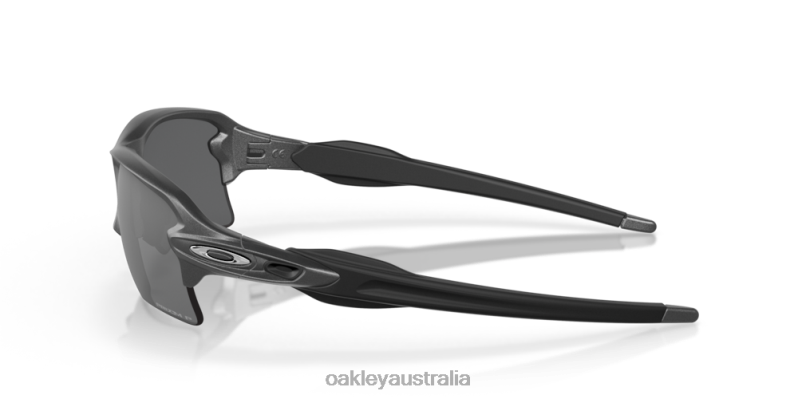 Flak 2.0 XL Prizm Black Polarized Lenses, Steel Frame Oakley2ZJX144