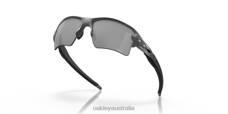 Flak 2.0 XL Prizm Black Polarized Lenses, Steel Frame Oakley2ZJX144
