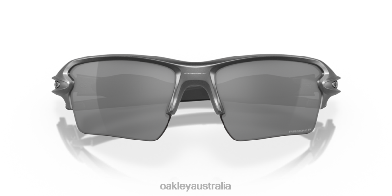 Flak 2.0 XL Prizm Black Polarized Lenses, Steel Frame Oakley2ZJX144