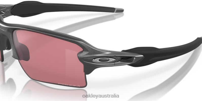 Flak 2.0 XL Prizm Dark Golf Lenses, Steel Frame Oakley2ZJX140